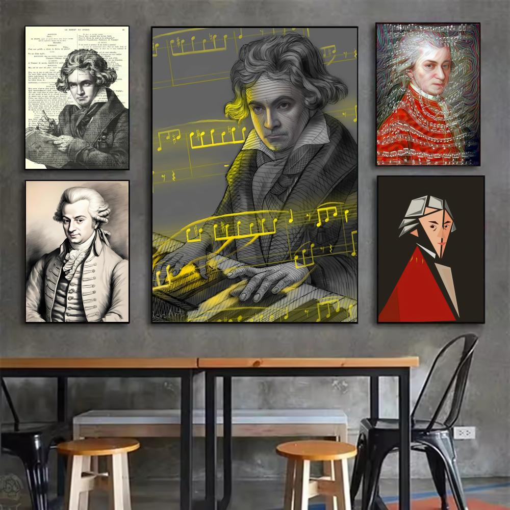 Interior Design Ideas - Classic Music M-Mozart Poster Minimalist Easy-Apply