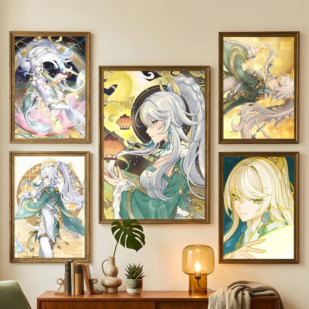 Interior Design Game - Game Wuthering Waves Zibai Poster For