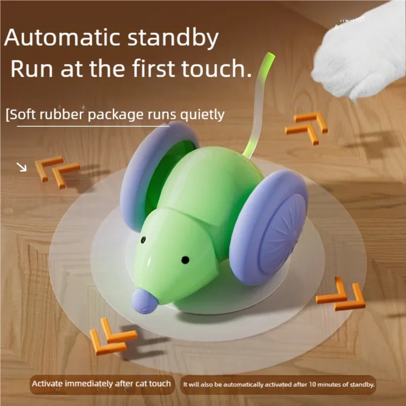 Interior Design Game - Electric Mouse Car Interactive Cat Toy