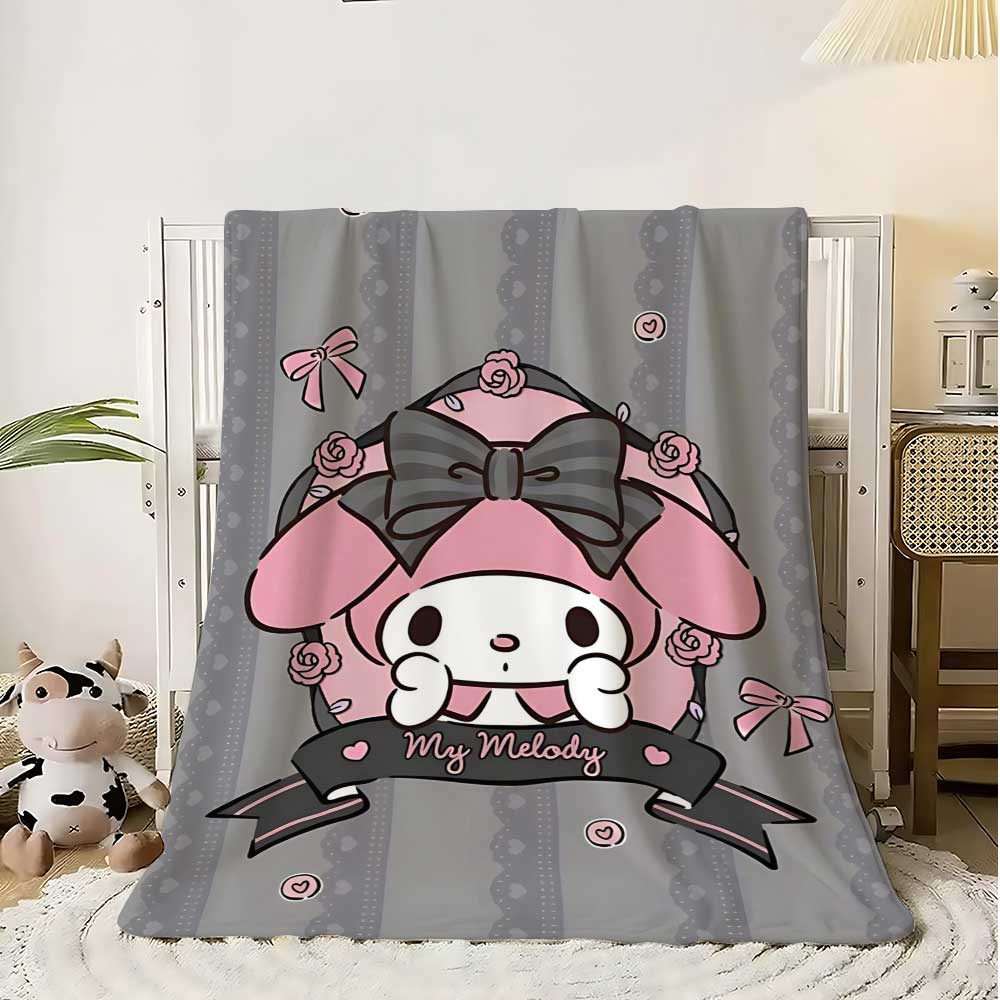 Interior Design Ideas - Kawaii Black Melodys Sofa Blankets and