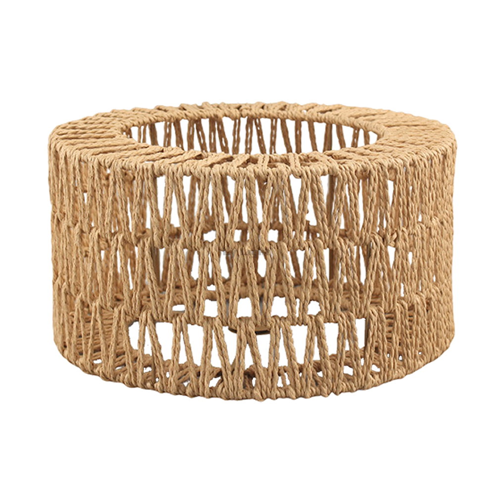 Wicker Pendant Shade - Rattan Lamp Shade E27 Wicker Woven