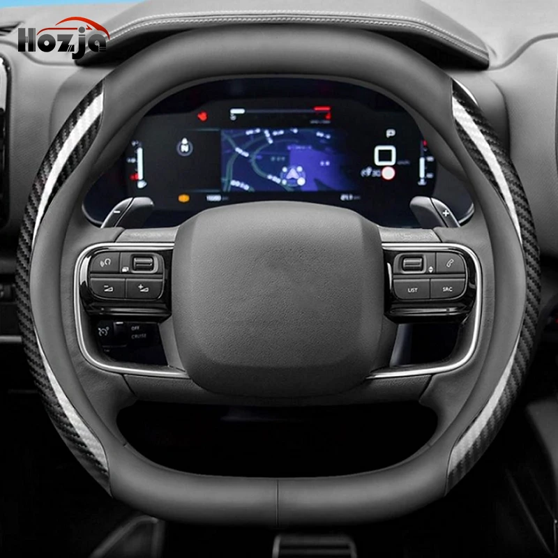 Interior Design Styles - Leather Car Steering Wheel Cover for