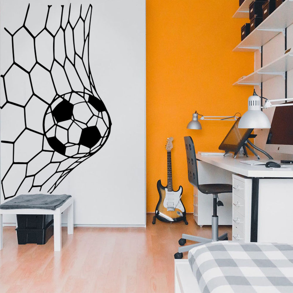 Interior Design School - Large Soceer Goal Net Wall Sticker
