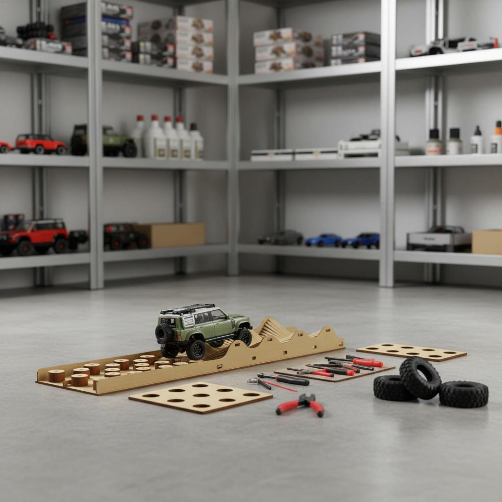Interior Design Game - RC Car Obstacle Course Customizable Design