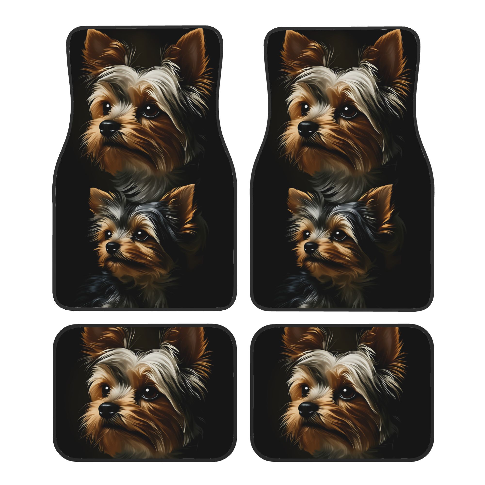Interior Design Yorkshire - Set Of Four Car Mats Featuring