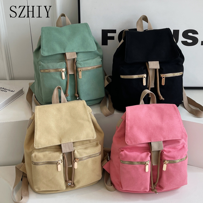 Canvas Backpack Women Travel B - đánh giá và giá Interior Design School
