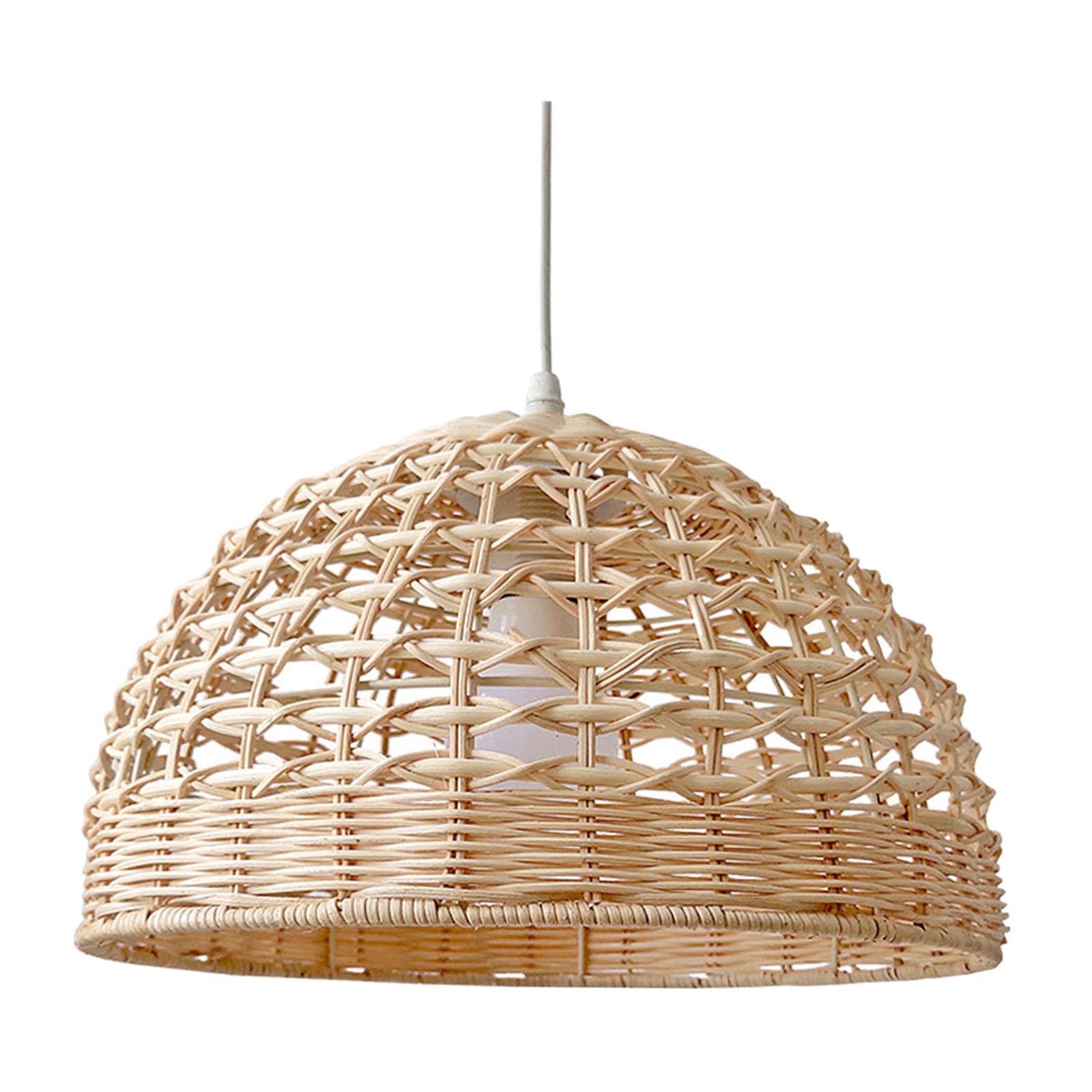 Rattan Lampshade Wicker Pendan - đánh giá và giá Wicker Pendant Shade