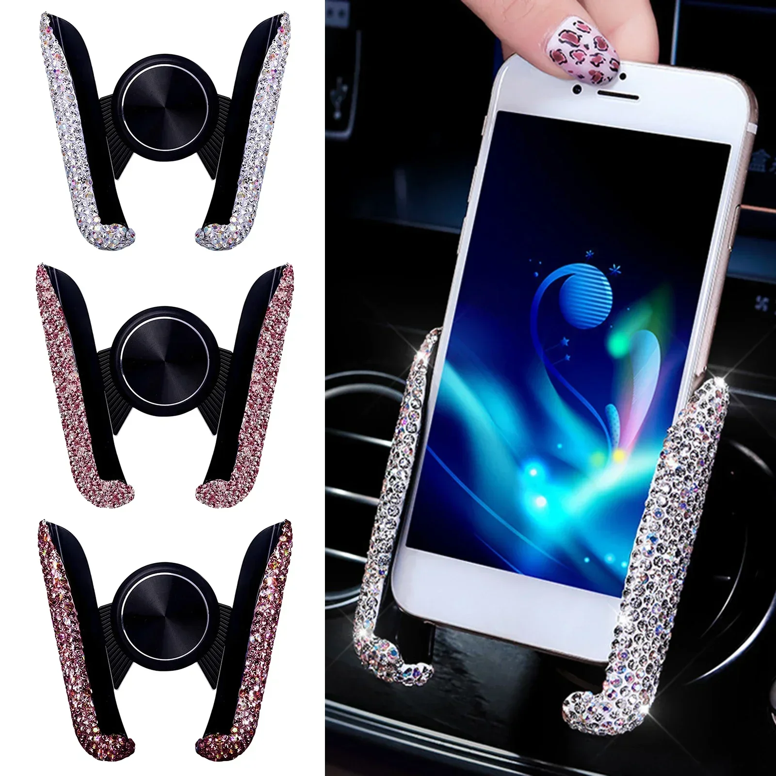 NEW Car Phone Holder Diamond C - đánh giá và giá Interior Design Styles