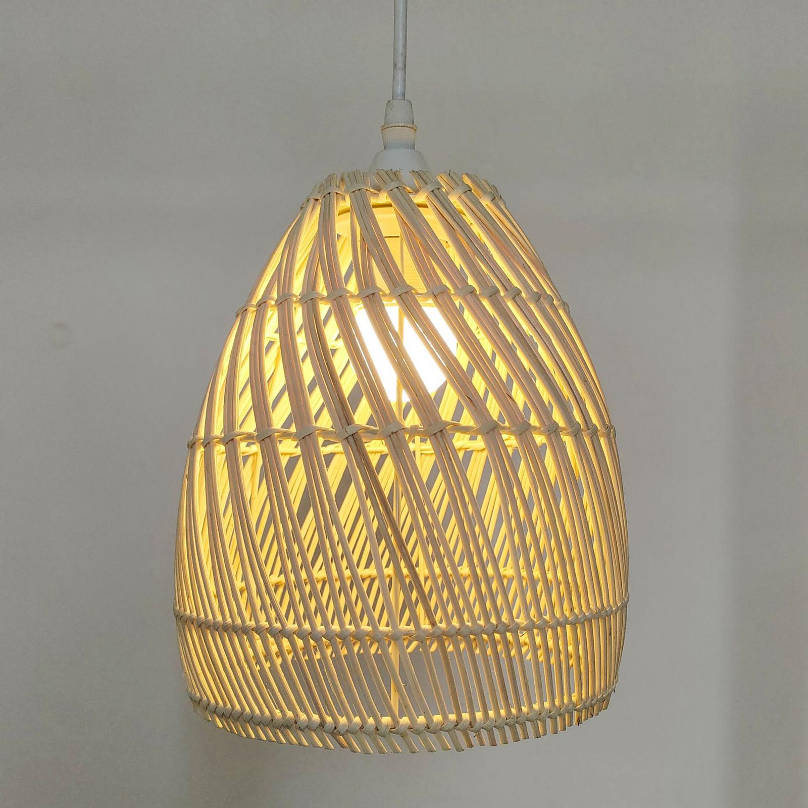 Lamp Shade for Ceiling Pendant - đánh giá và giá Wicker Pendant Shade