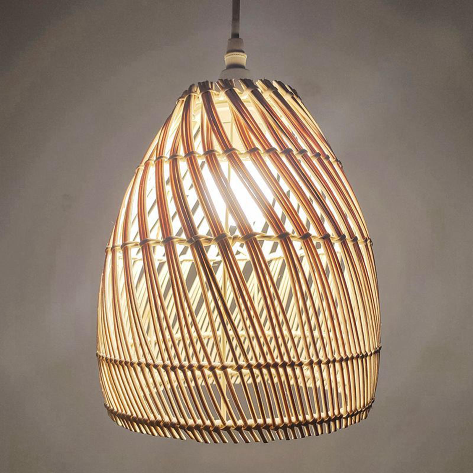 Lamp Shade for Ceiling Pendant - đánh giá và giá Wicker Pendant Shade