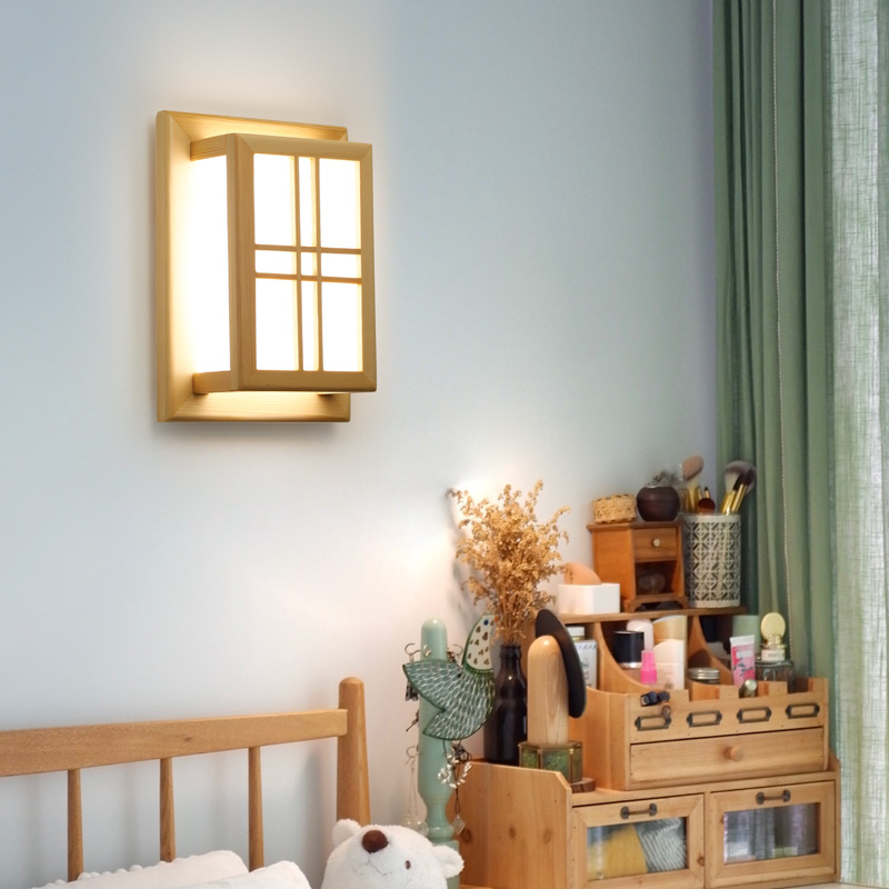 Japanese Style Wall Lamp Solid - đánh giá và giá Interior Design Japan