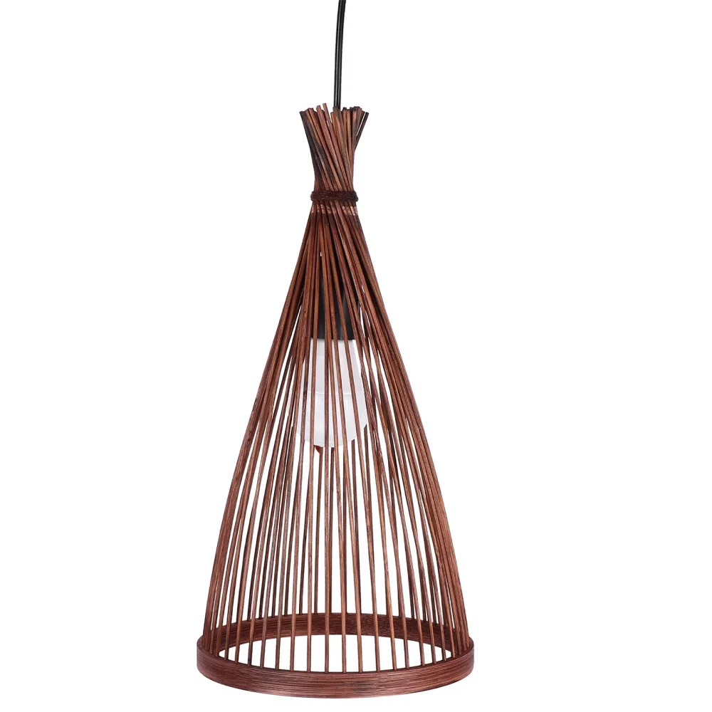 Japanese Chandelier Natural Ba - đánh giá và giá Wicker Pendant Shade