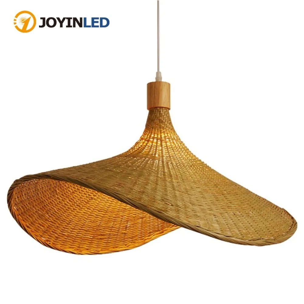 JOYINLED Woven Pendant Light W - đánh giá và giá Wicker Pendant Shade