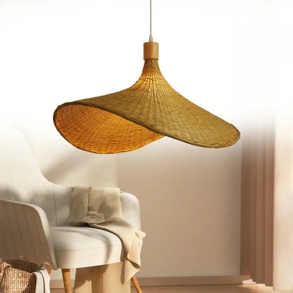 JOYINLED Woven Pendant Light W - đánh giá và giá Wicker Pendant Shade
