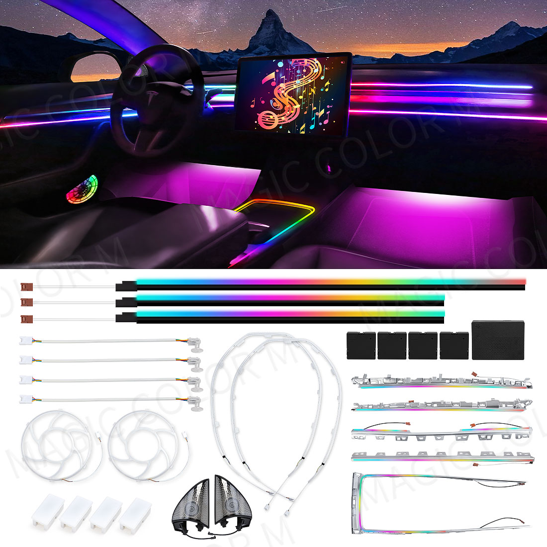 For Tesla Model 3 Y 2021 2022  - đánh giá và giá Interior Design Tech
