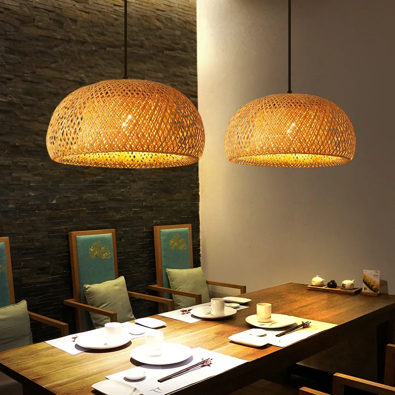 Bamboo Lantern 26cm Pendant La - đánh giá và giá Wicker Pendant Shade
