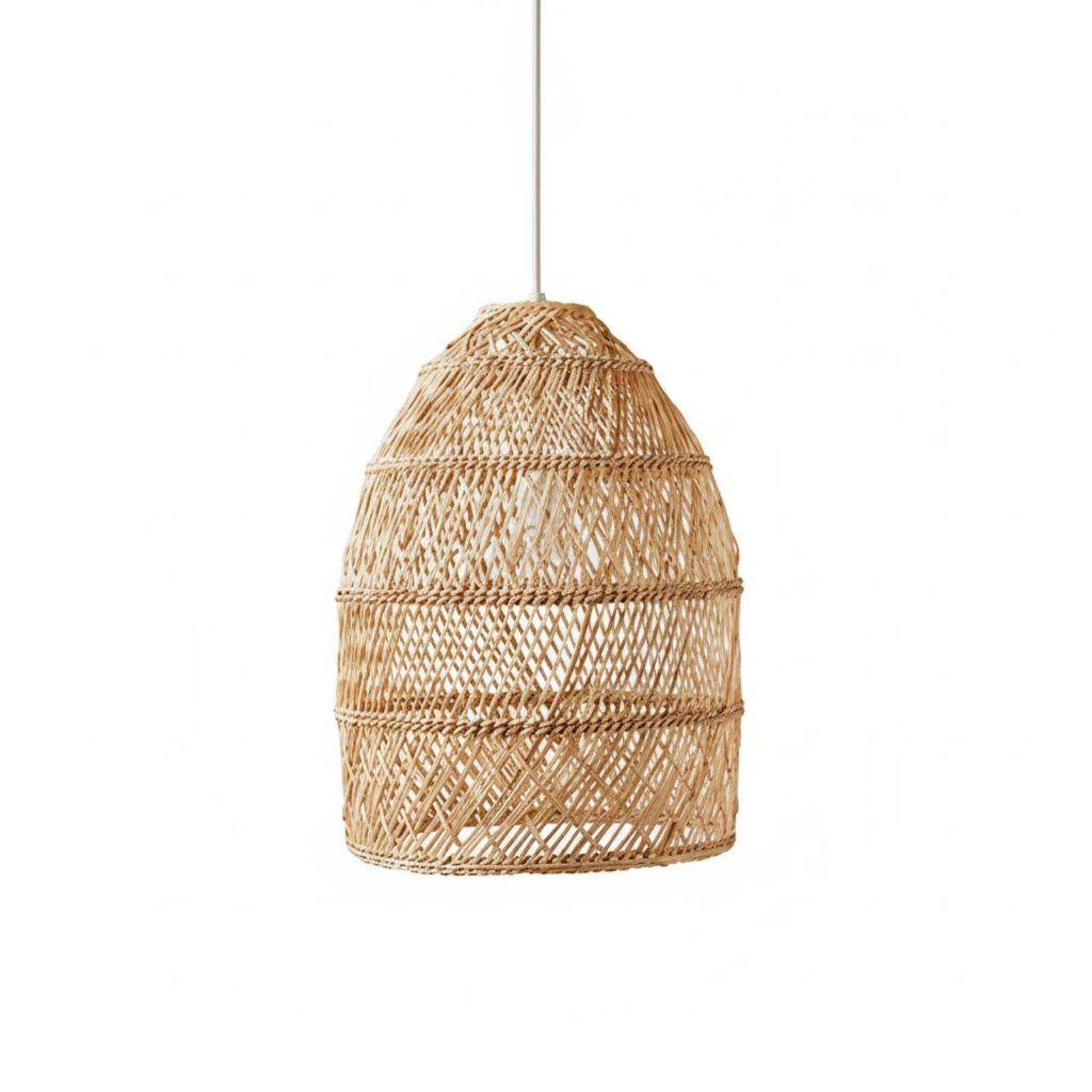 Creative Rustic Woven Lamp Sha - đánh giá và giá Wicker Pendant Shade