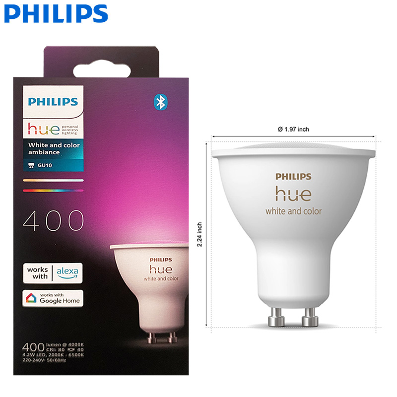 Philips Hue GU10 Smart LED Spo - đánh giá và giá Philips Bulb Hue