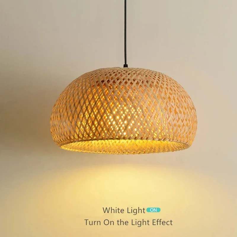 Bamboo Lantern 38/45cm Pendant - đánh giá và giá Wicker Pendant Shade