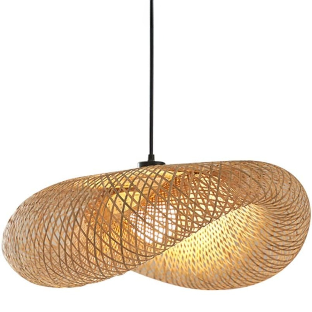 40/50/60cm E26/E27 Wicker Wove - đánh giá và giá Wicker Pendant Shade