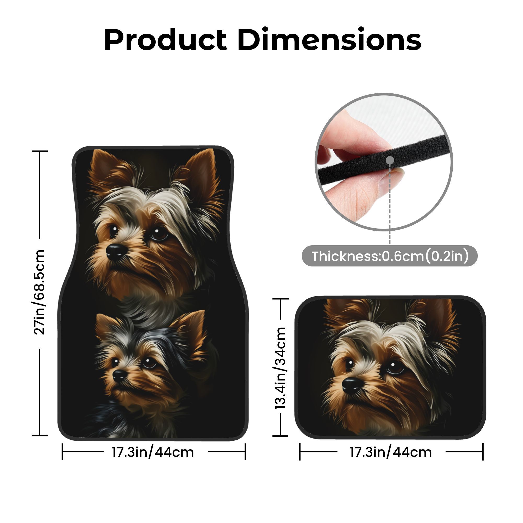 Set Of Four Car Mats Featuring - đánh giá và giá Interior Design Yorkshire