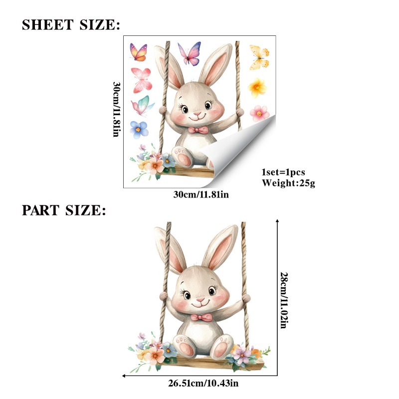 Easter Swing Rabbit Static Win - đánh giá và giá Interior Design School