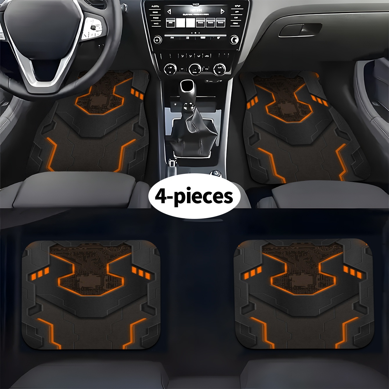 4pcs All-Weather Fit Car Mats  - đánh giá và giá Interior Design Tech