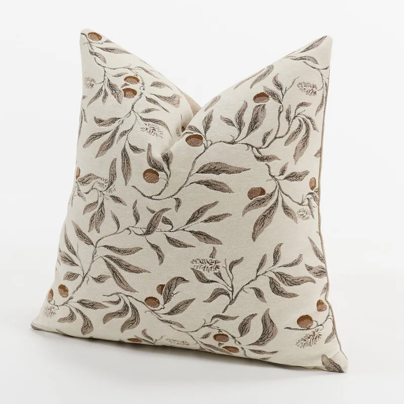 Cream Beige Chenille Botanical - đánh giá và giá Textured Throw Natural