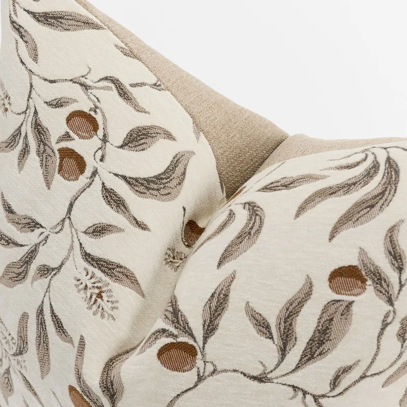 Cream Beige Chenille Botanical - đánh giá và giá Textured Throw Natural