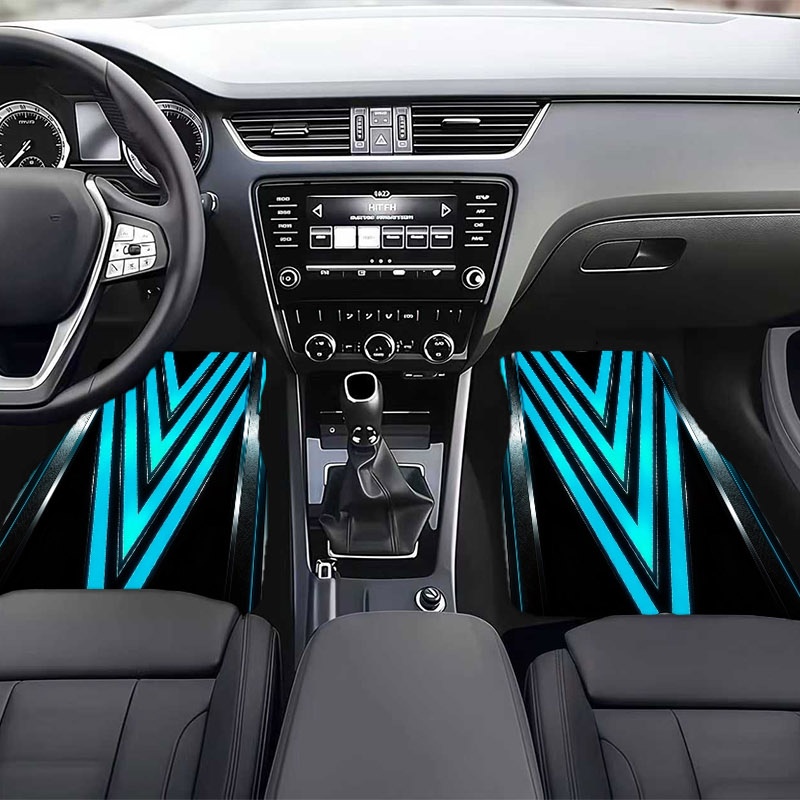 5pcs Car Floor Mats, Futuristi - đánh giá và giá Interior Design Tech