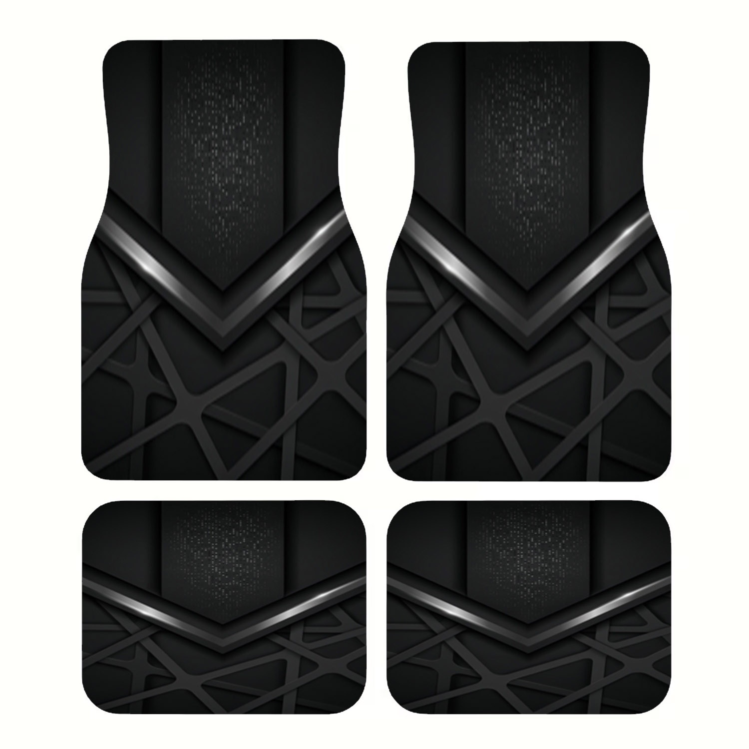 4pcs Car Floor Mats With Futur - đánh giá và giá Interior Design Tech