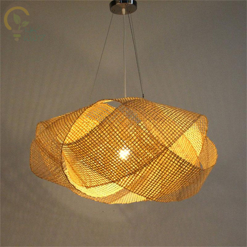 New Chinese Bamboo Wicker Ratt - đánh giá và giá Wicker Pendant Shade