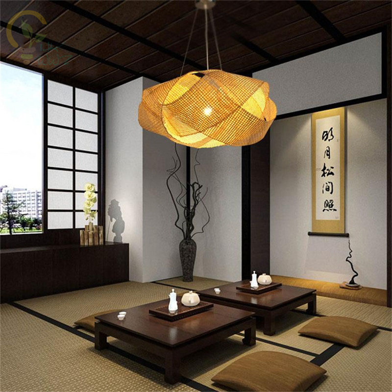 New Chinese Bamboo Wicker Ratt - đánh giá và giá Wicker Pendant Shade